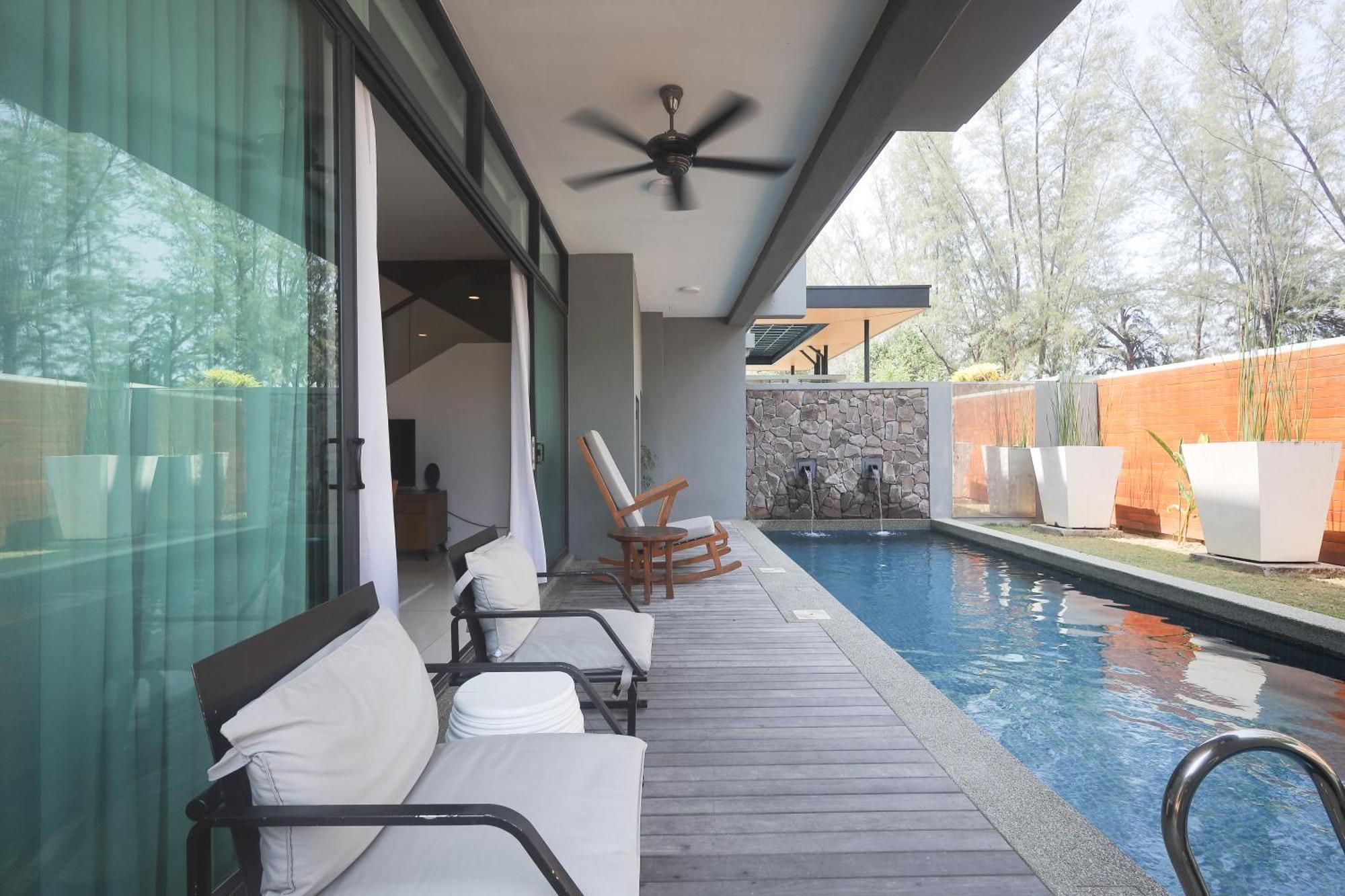 The Riyaz Lavanya Langkawi 珍南海滩 外观 照片 A pool villa at the resort