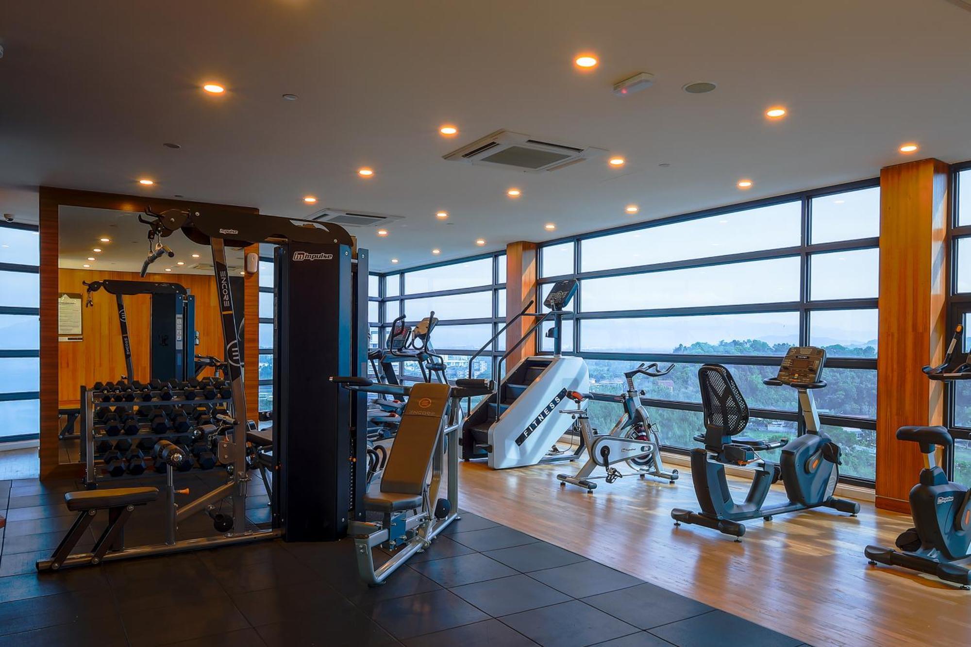 The Riyaz Lavanya Langkawi 珍南海滩 外观 照片 The gym at the hotel