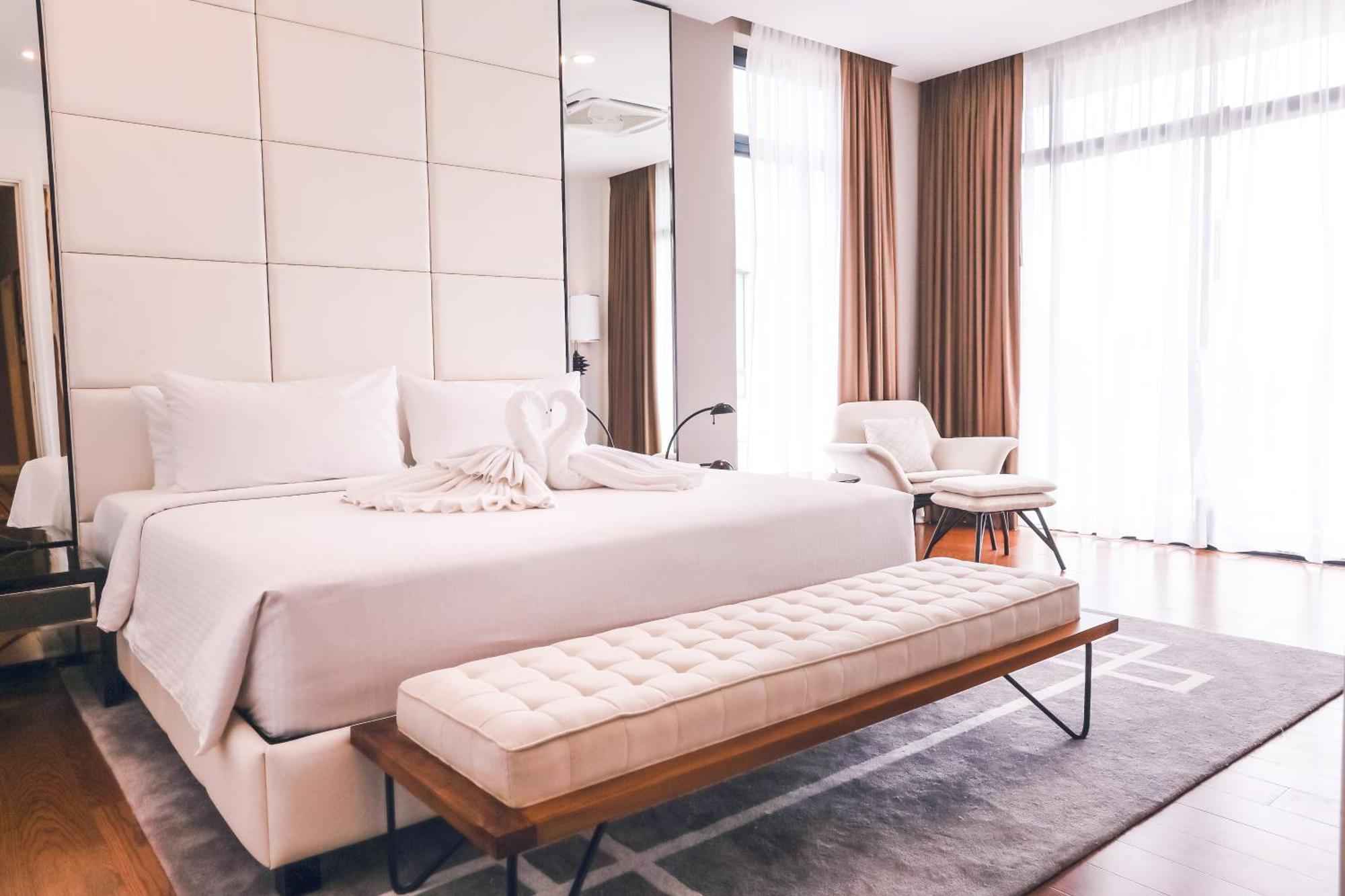 The Riyaz Lavanya Langkawi 珍南海滩 外观 照片 A bedroom at the hotel